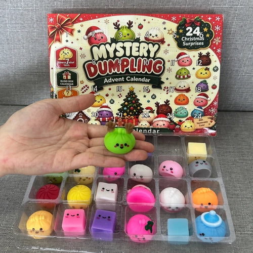 Mr. Squishy Countdown Calendar: 24 Squishy Dumpling Surprises