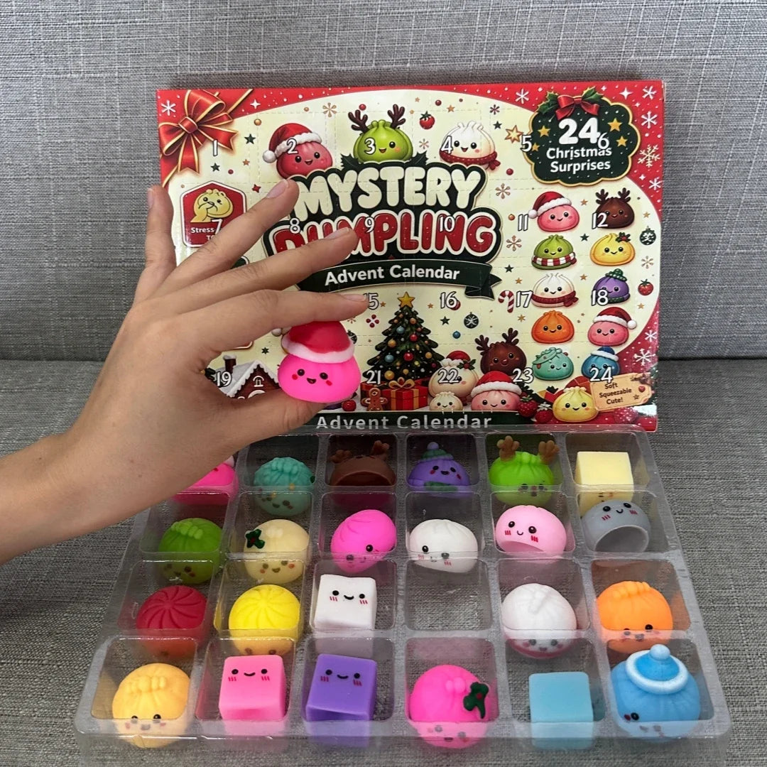 Mr. Squishy Countdown Calendar: 24 Squishy Dumpling Surprises