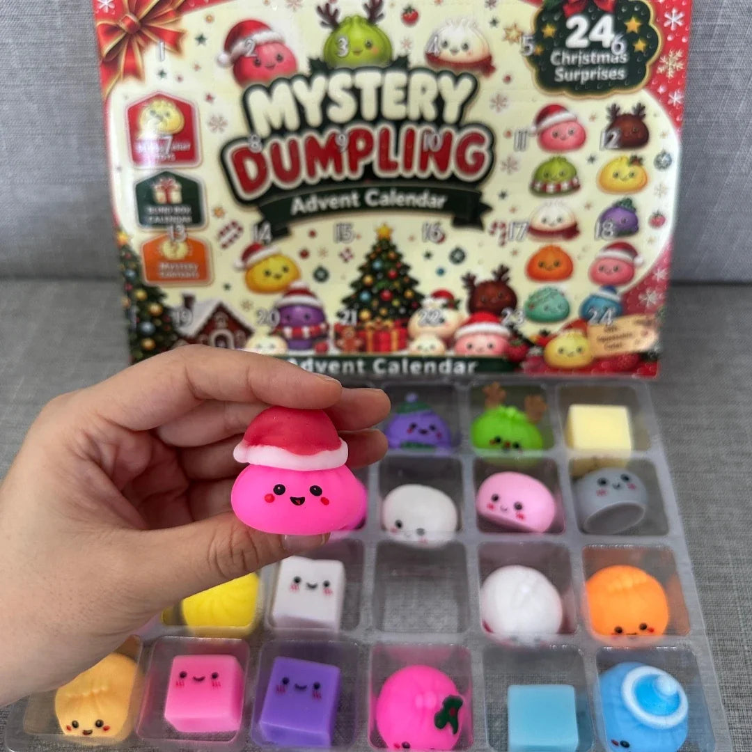 Mr. Squishy Countdown Calendar: 24 Squishy Dumpling Surprises