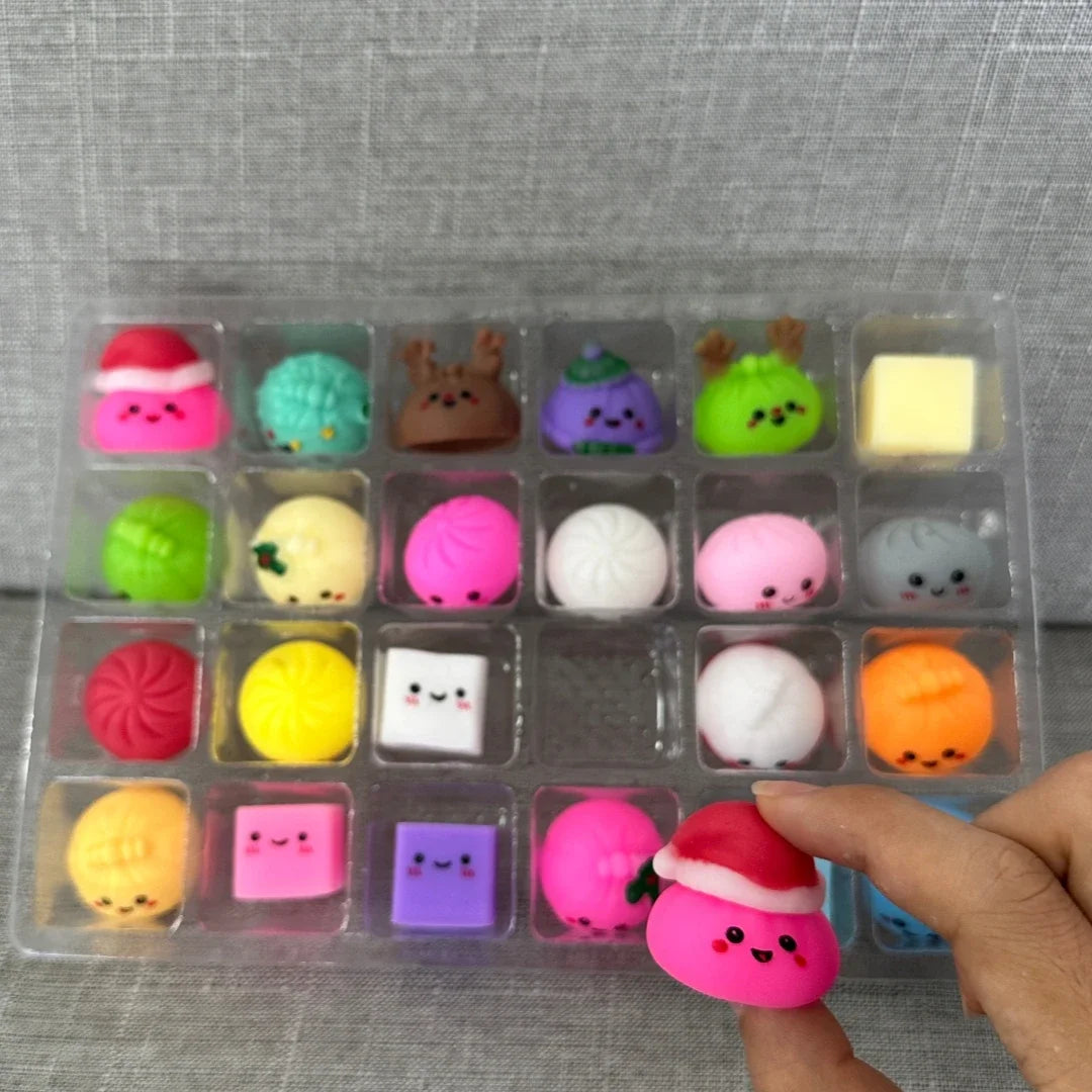 Mr. Squishy Countdown Calendar: 24 Squishy Dumpling Surprises